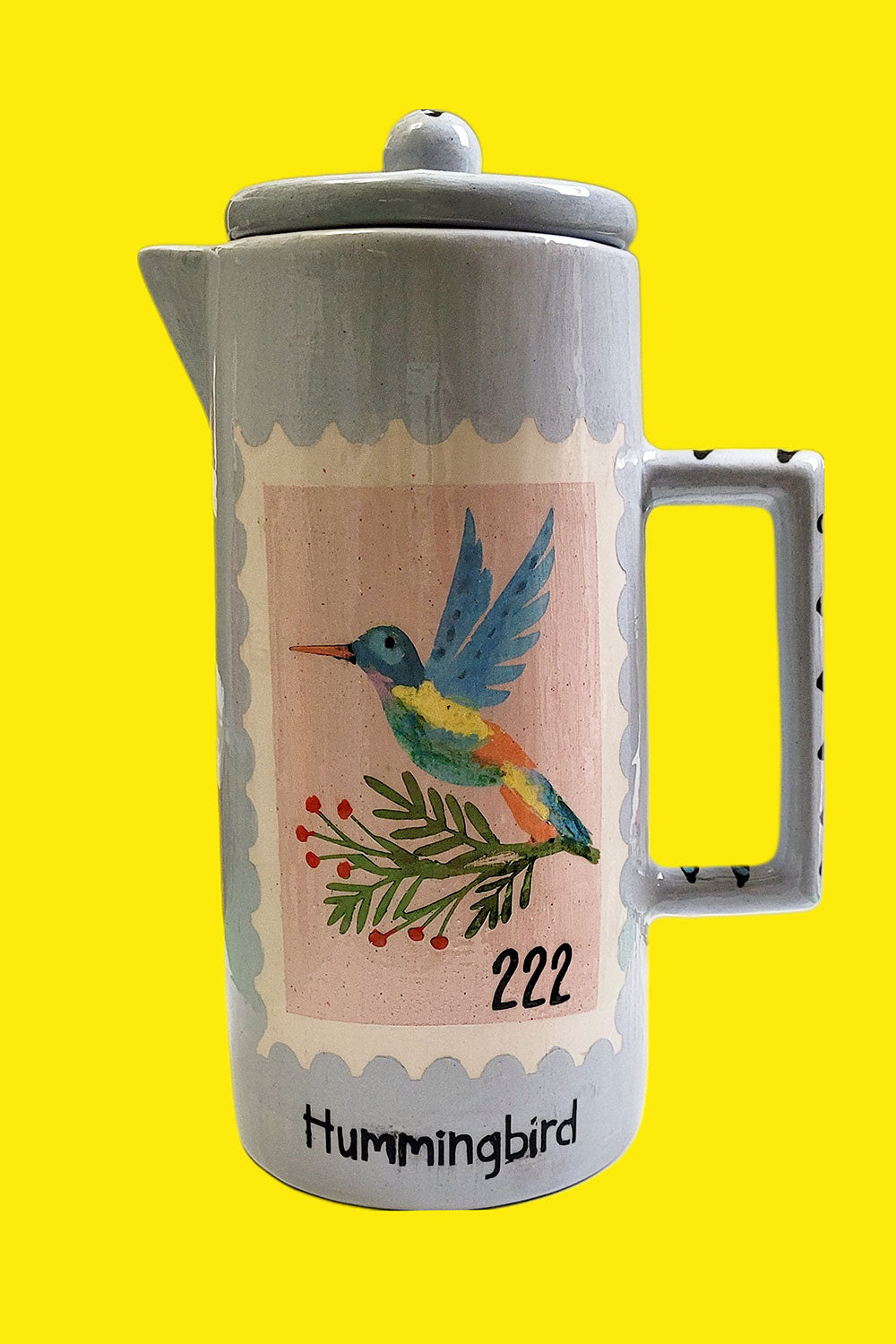 Sesiber-Seramik Sürahi Arı Kuşu-Sürahi-1-Milagron.com