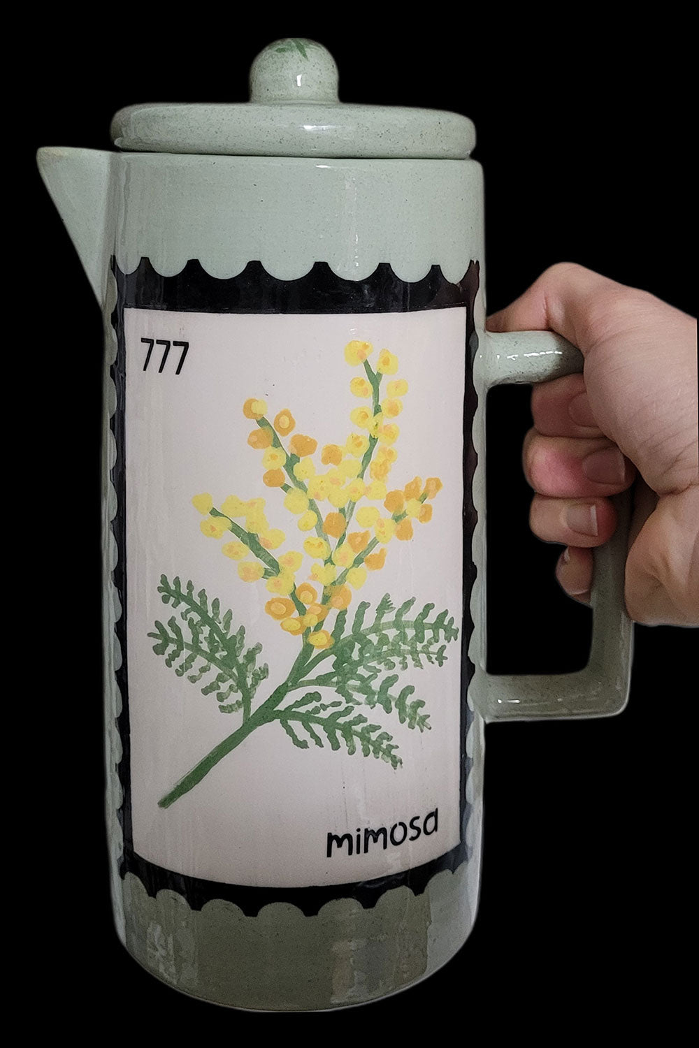 Sesiber-Seramik Sürahi Mimoza-Sürahi-2-Milagron.com