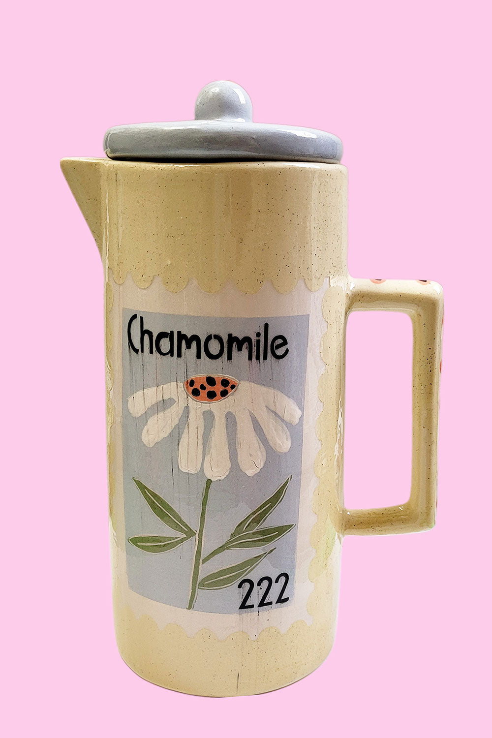 Sesiber-Seramik Sürahi Papatya-Sürahi-2-Milagron.com