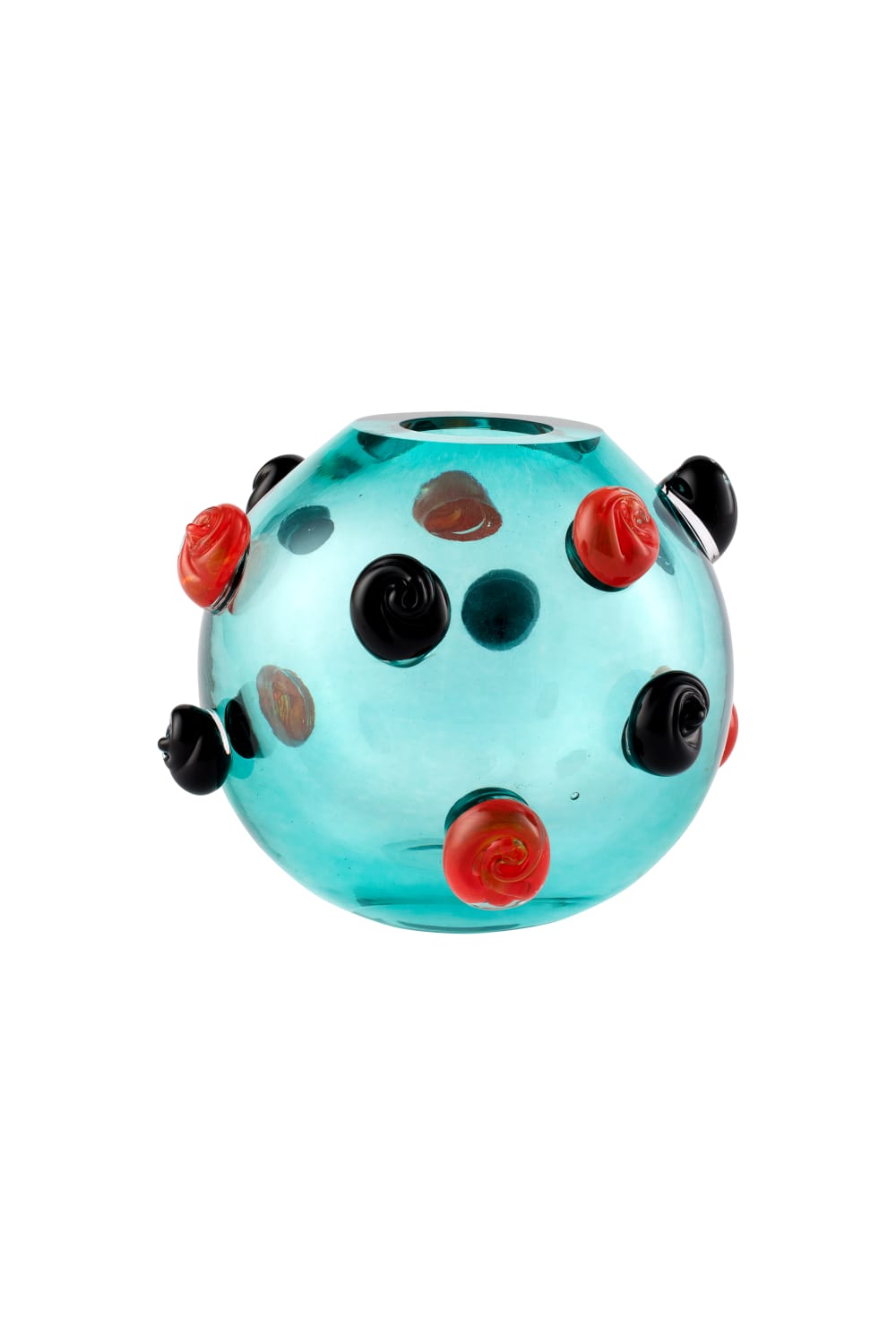 Seym Glass Studio-Flos Turkuaz-Vazo-1-Milagron.com