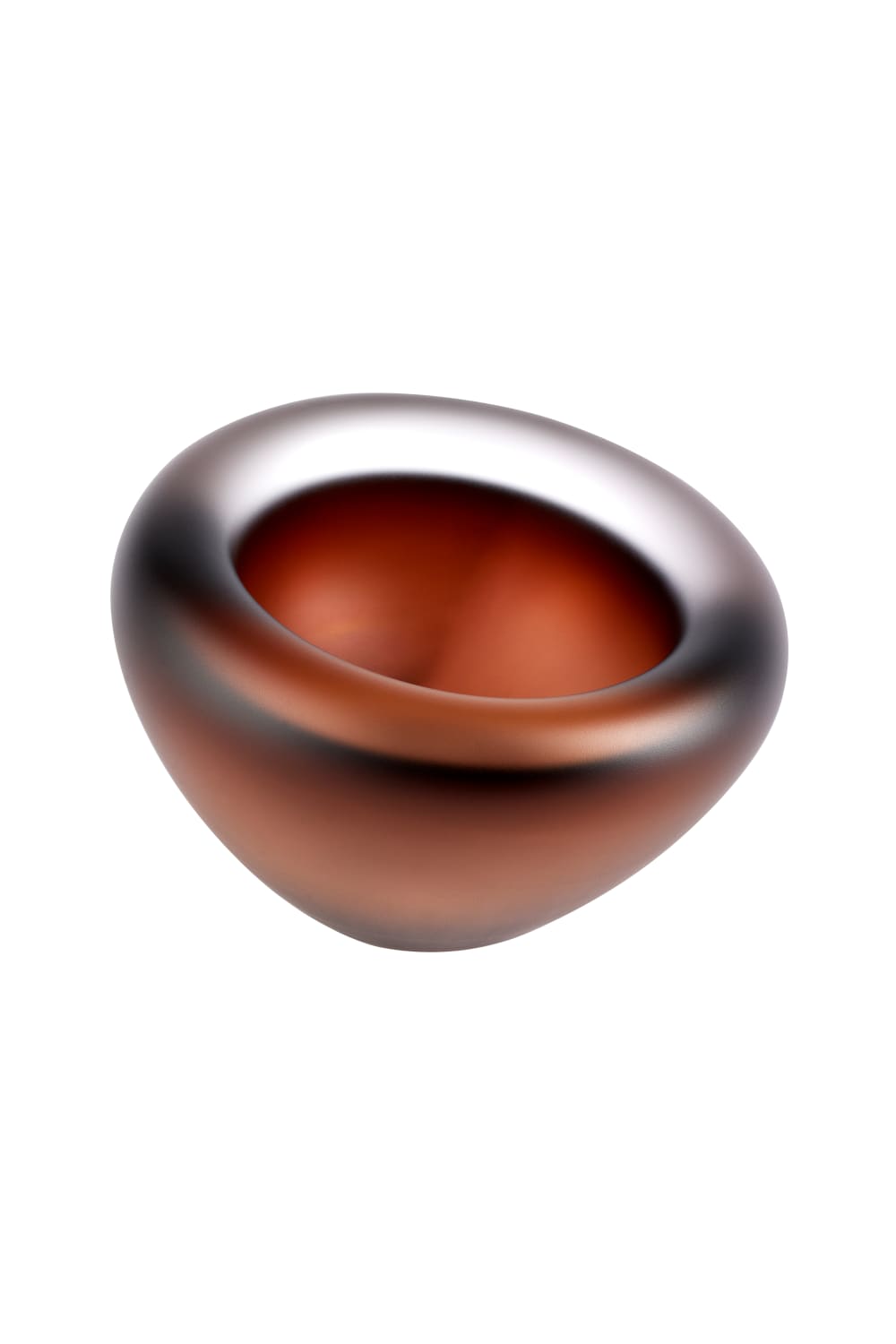 Seym Glass Studio-Petra Amber-Dekoratif Saksı-2-Milagron.com