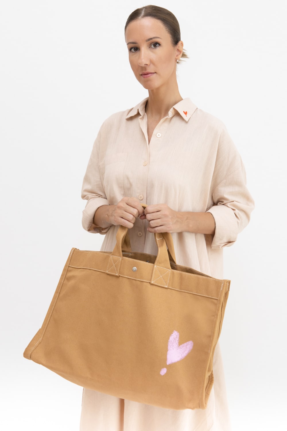 Sfida İstanbul-Lulu Bag Mustard - Kanvas Çanta-El Çantası-5-Milagron.com