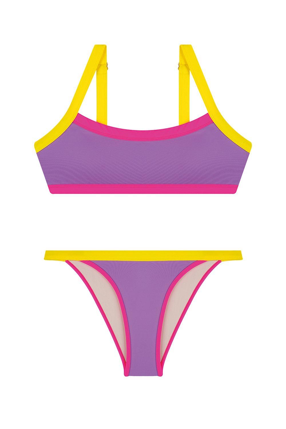 Shikoo Swimwear-Neon Renkli Atlet Bikini-Bikini & Mayo-4-Milagron.com