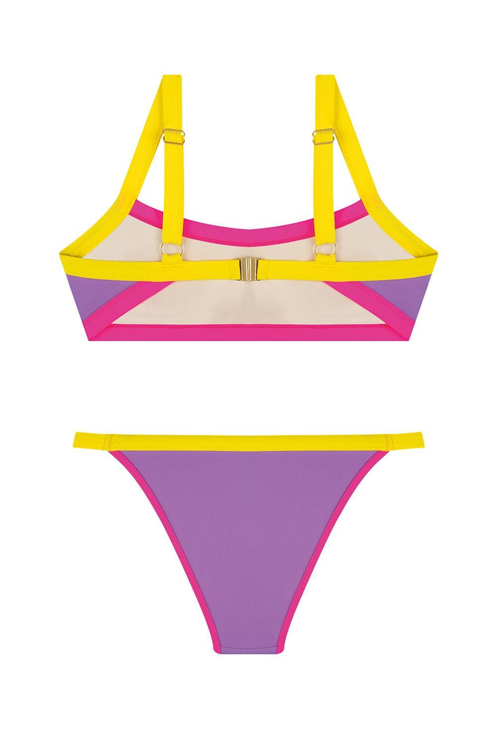 Shikoo Swimwear-Neon Renkli Atlet Bikini-Bikini & Mayo-5-Milagron.com