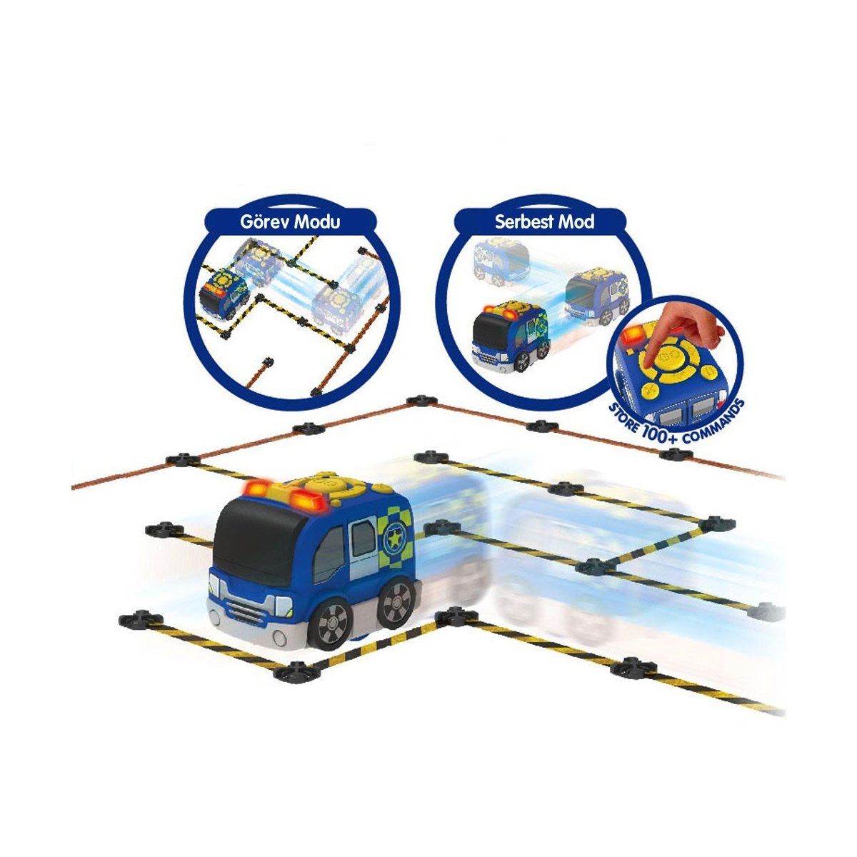 Silverlit-Tooko Programlanabilen Polis Aracı Oyun Seti-Robotlar-4-Milagron.com