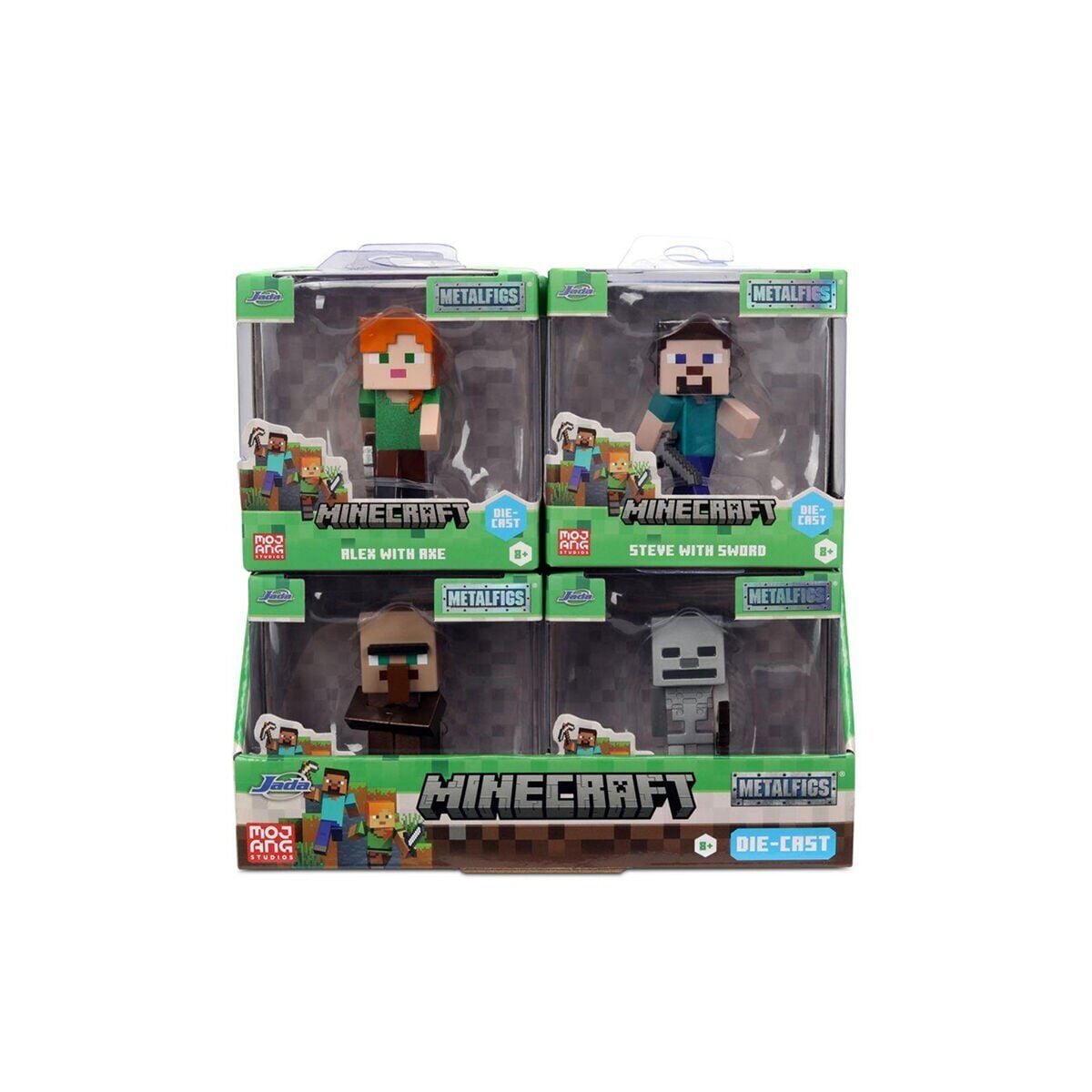 9385138300W04 Minecraft Figures 2 5 Wave 4Die-Cast Pop-Culture Collectible(Belirtilen Fiyat, Tekli Satış Için Adet Fiyatıdır.)