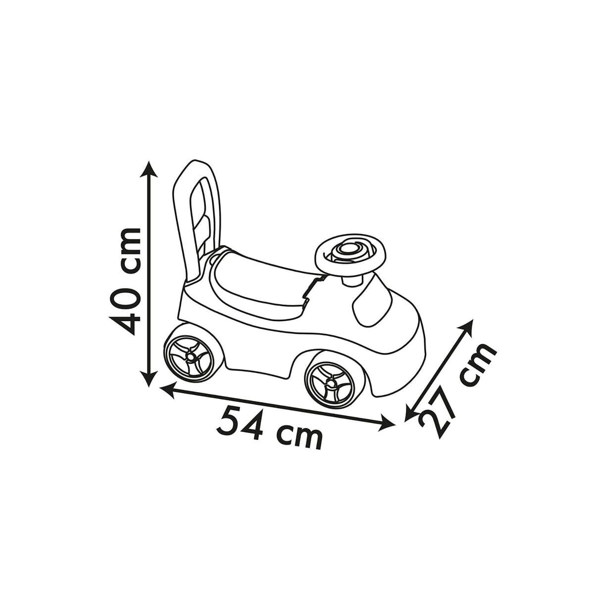 7600720550 Peppa Pig Auto Ride-On