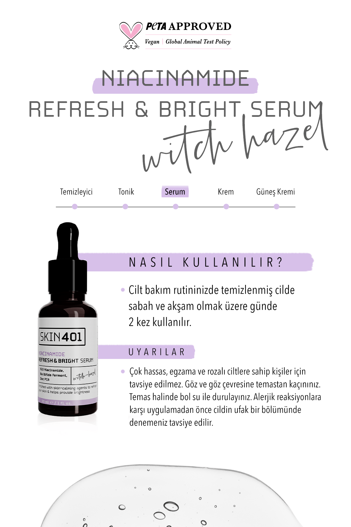 10% Niacinamide Refresh & Bright Serum 30 Ml