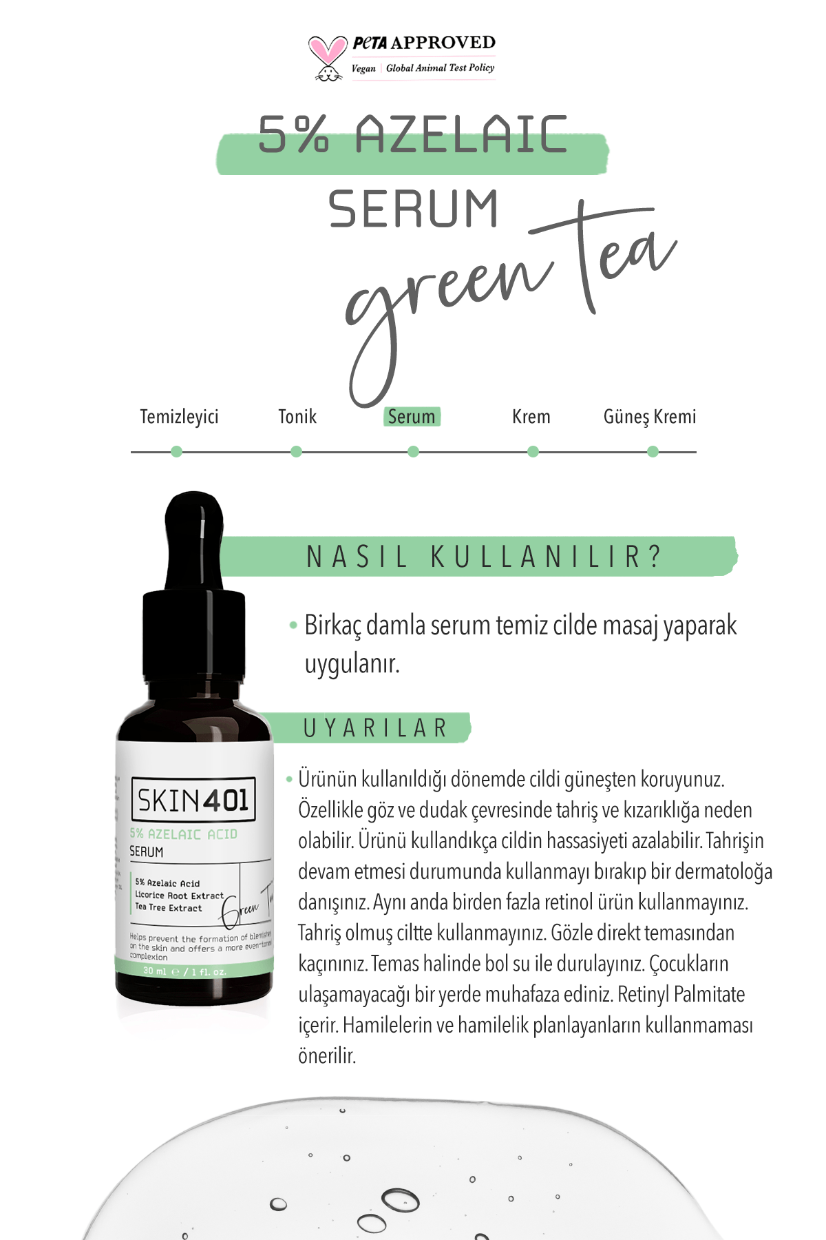 5% Azelaic Acid Sooth & Blemish Relief Serum 30 Ml
