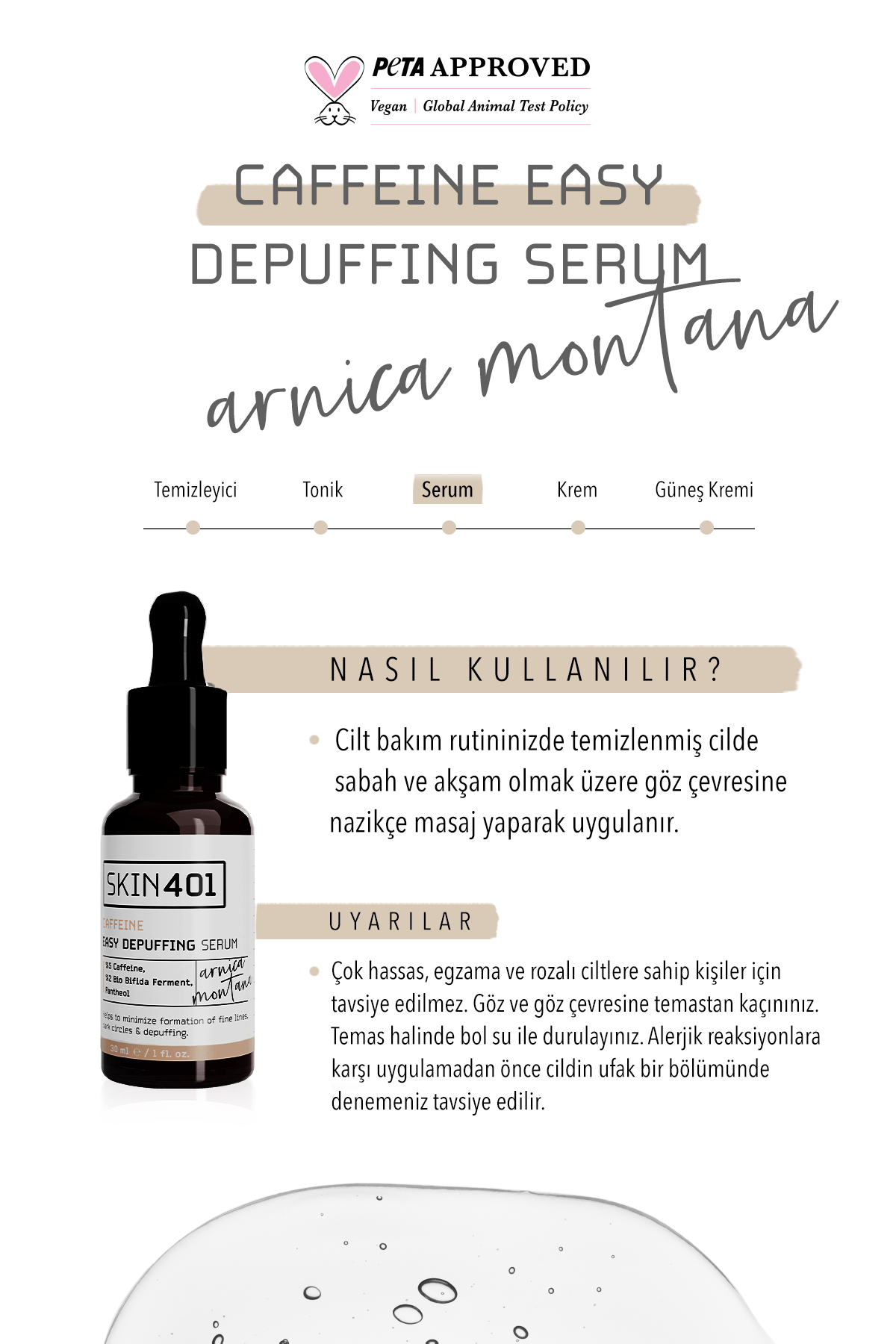 5% Caffein Easy Depuffing Serum 30 Ml