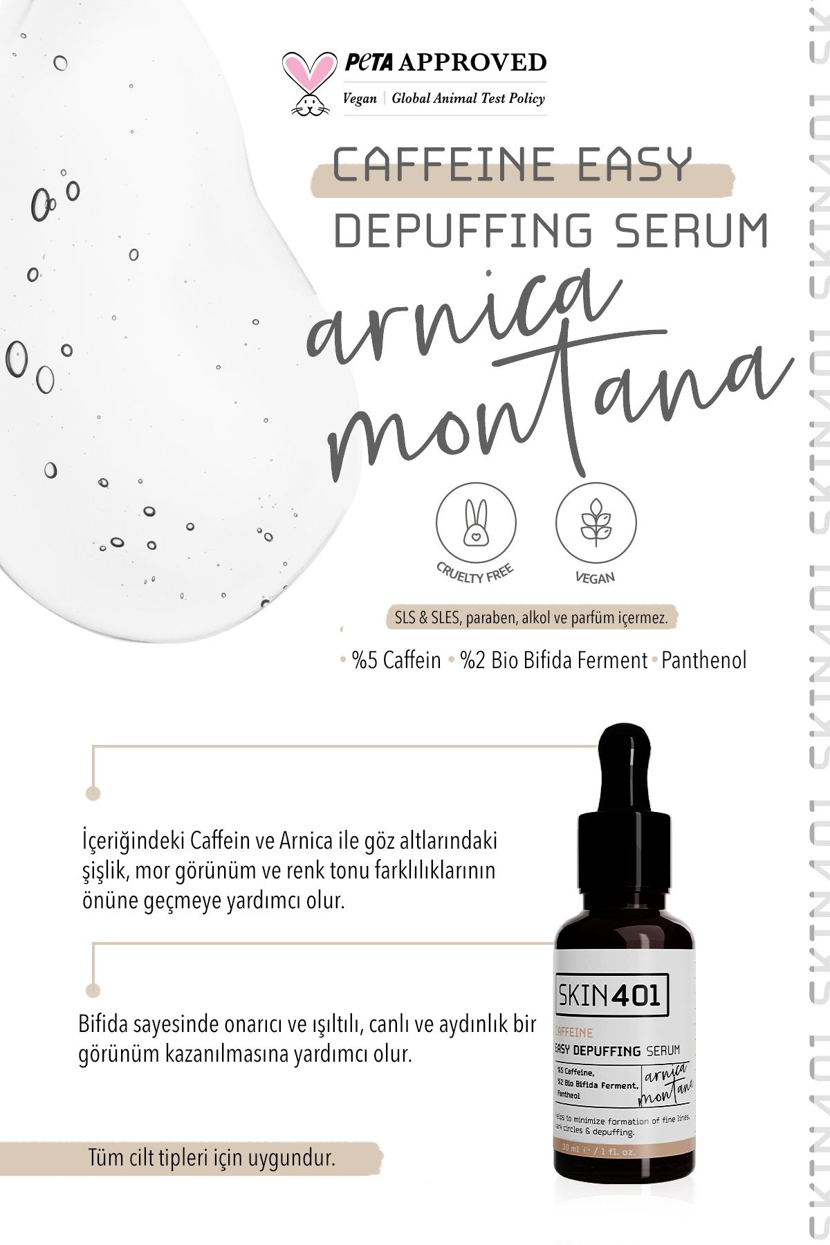 5% Caffein Easy Depuffing Serum 30 Ml