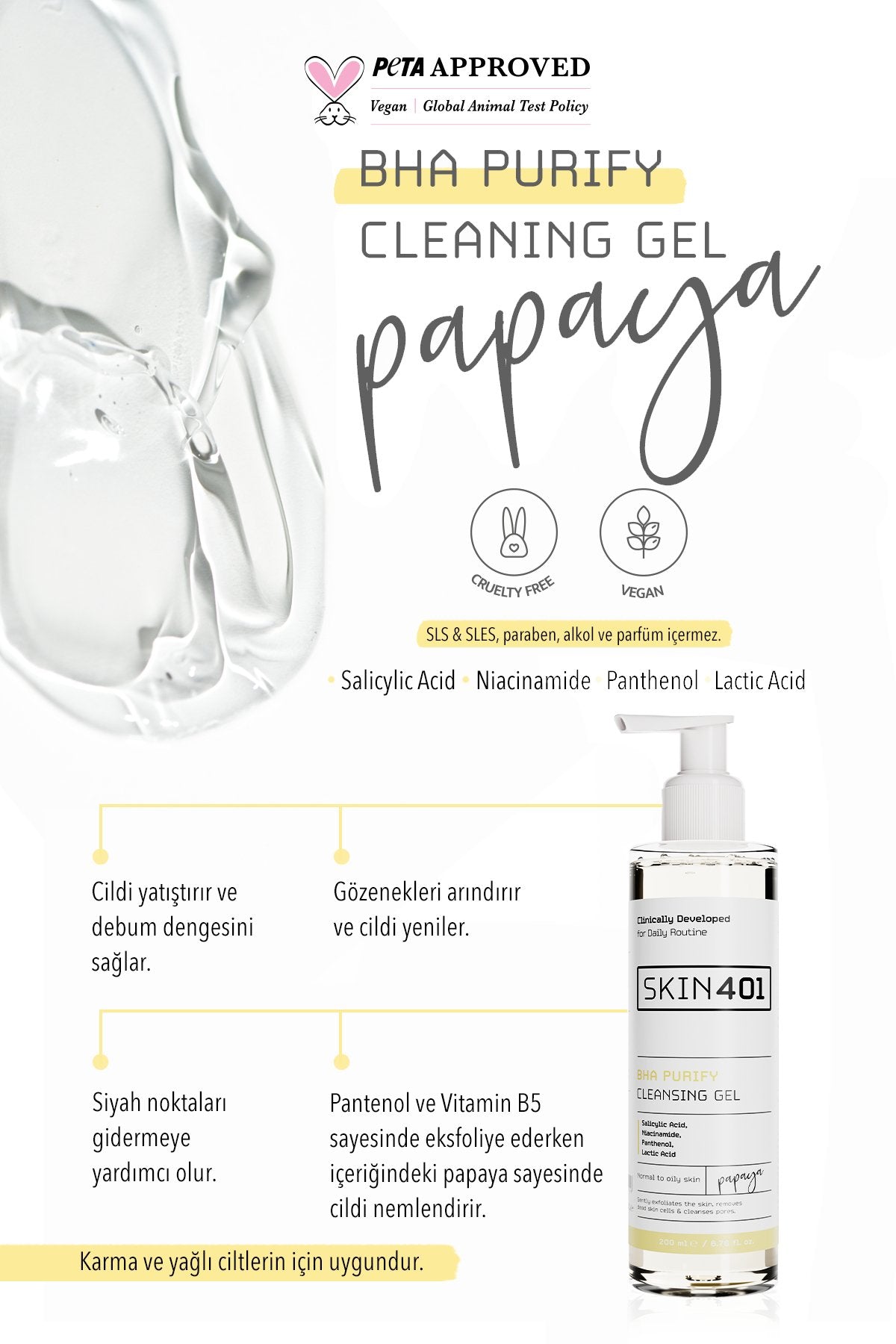 Bha Purify Cleansing Gel 200 Ml