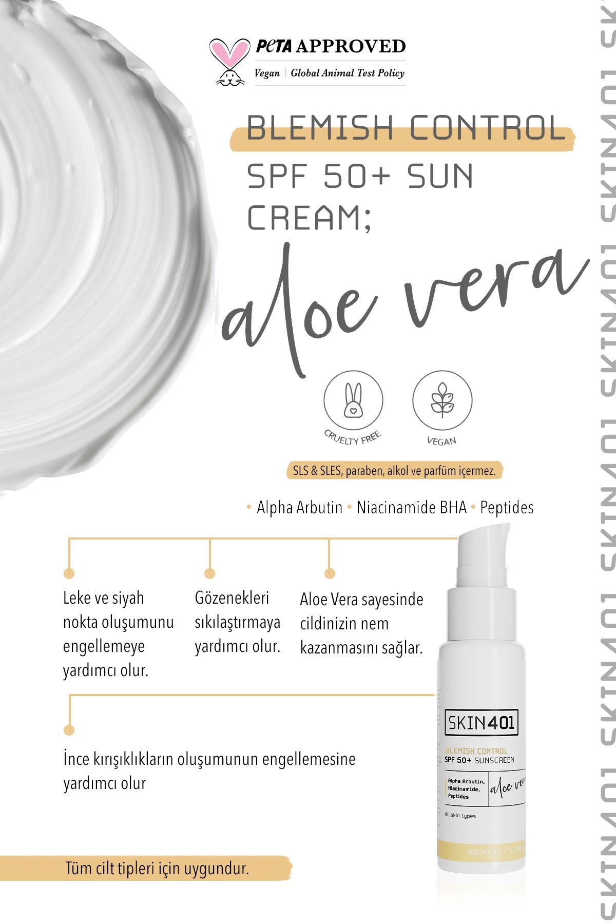 Blemish Control Spf+50 Sunscreen 50 Ml