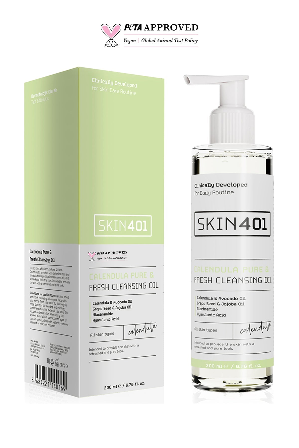 Calendula Pure & Fresh Cleansing Oil 200 Ml