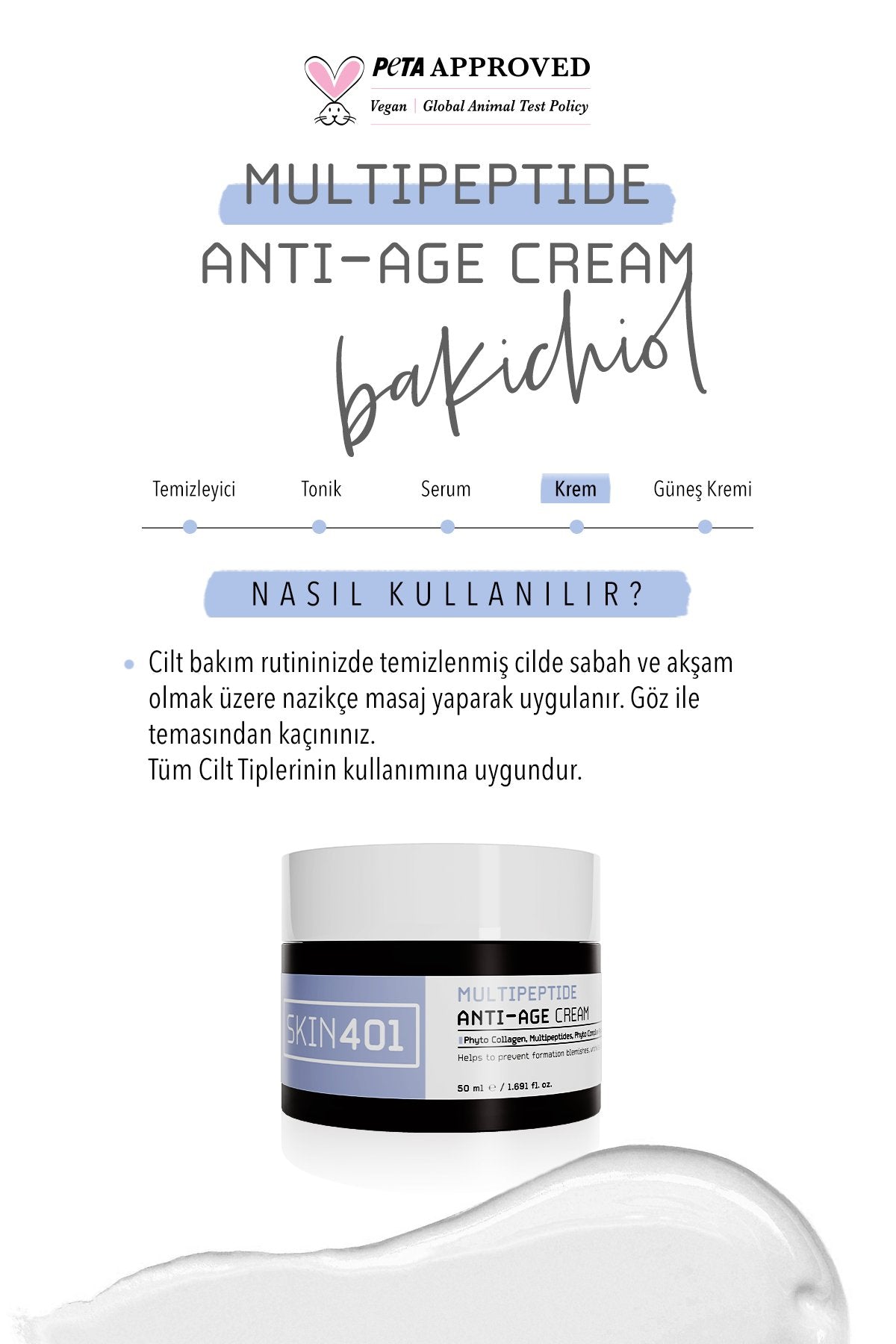 Multipeptide Bakuchiol Anti-Age Cream 50 Ml