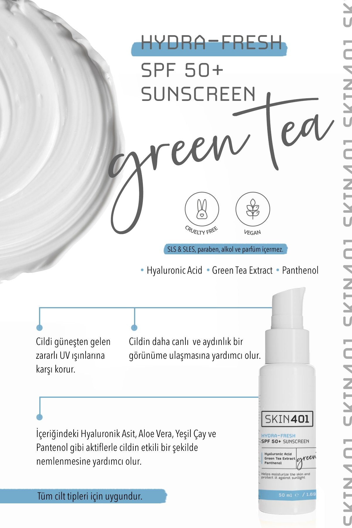Spf50+ Hydra-Fresh Sunscreen Nemlendirici & Tazeleyici Güneş Kremi 50 Ml