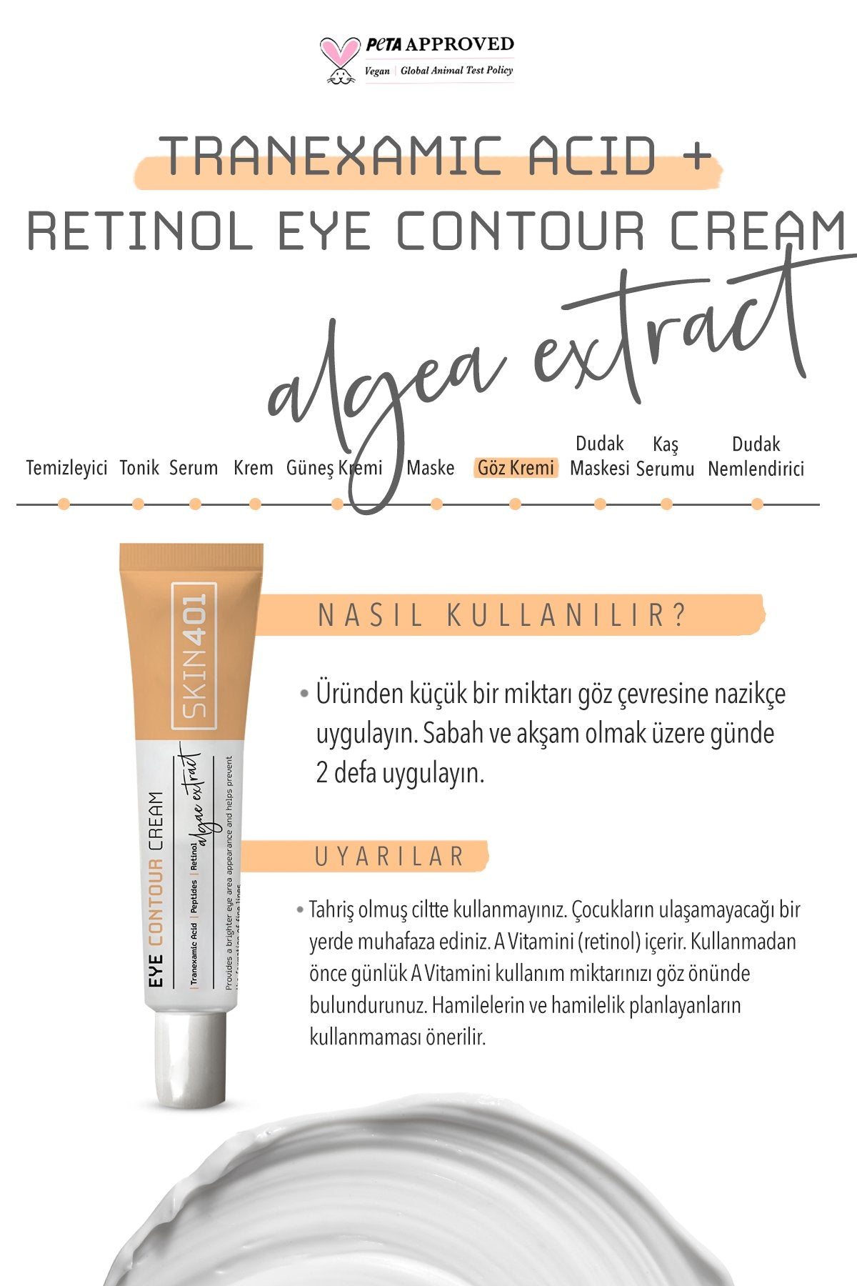 Tranexamic Acid + Retinol Eye Contour Cream 20Ml