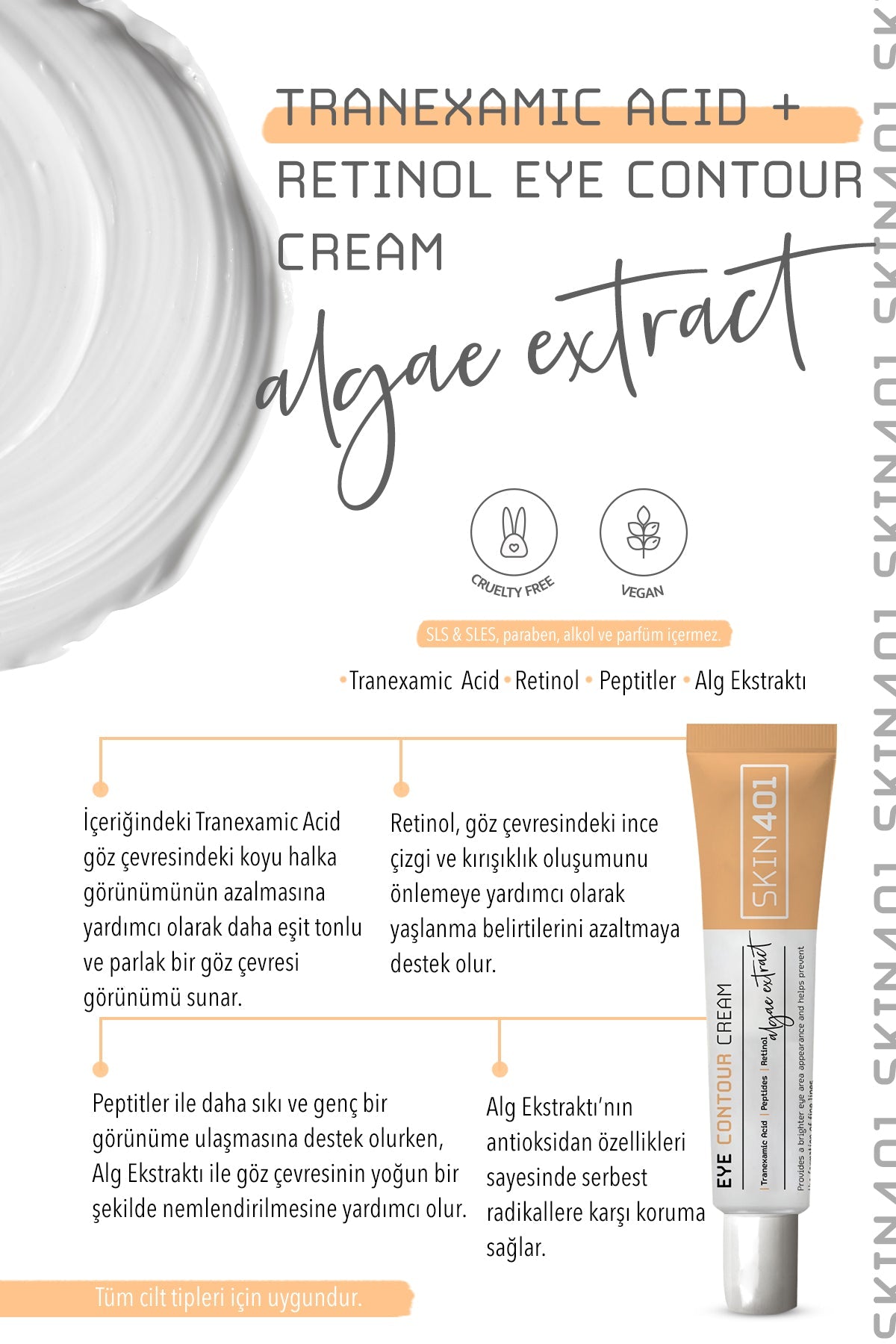 Tranexamic Acid + Retinol Eye Contour Cream 20Ml