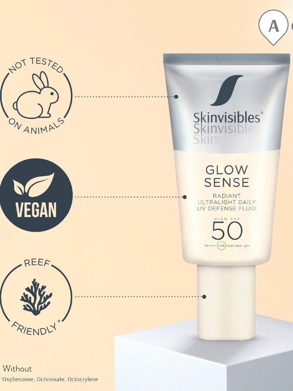 Skinvisibles-Glow Sense Fluid SPF 50 PA++++-Güneş Kremi-3-Milagron.com