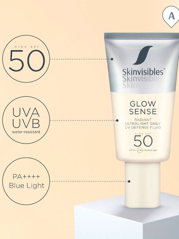 Skinvisibles-Glow Sense Fluid SPF 50 PA++++-Güneş Kremi-4-Milagron.com