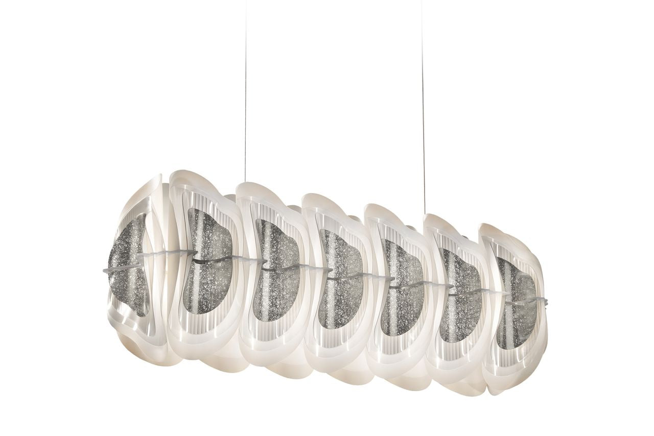 Fiordlys Linear Sarkit Silver Ø90X26Xh33 Cm Led 30W