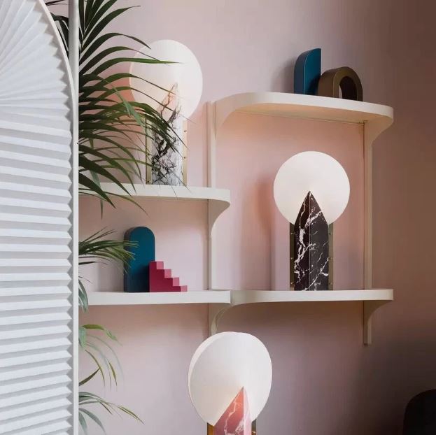 Moon Masa Lambasi 1L Beyaz Ø30X14Xh57 Cm E27 Led 1X12W