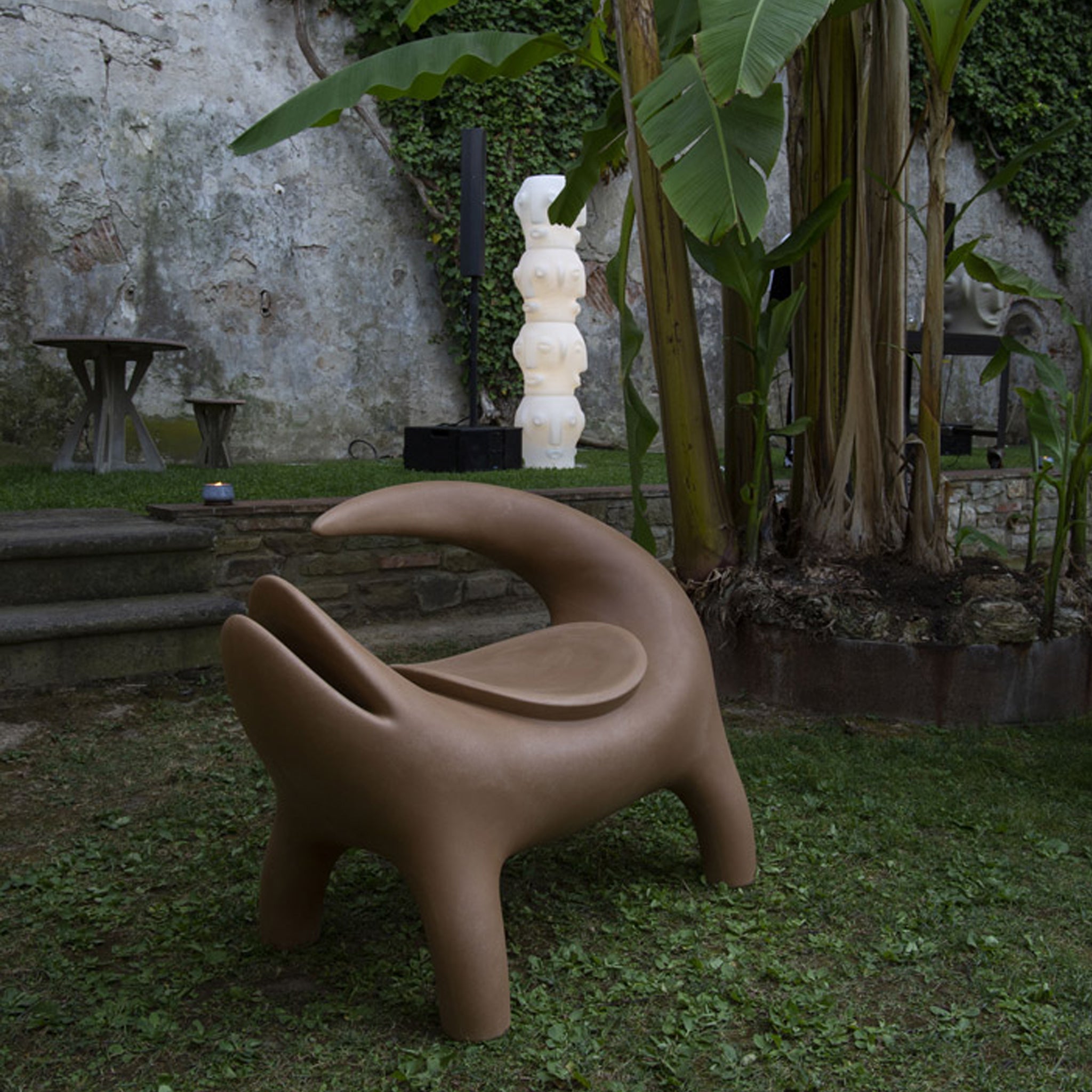 Slide-Kroko Kahverengi Bench-Puf-3-Milagron.com