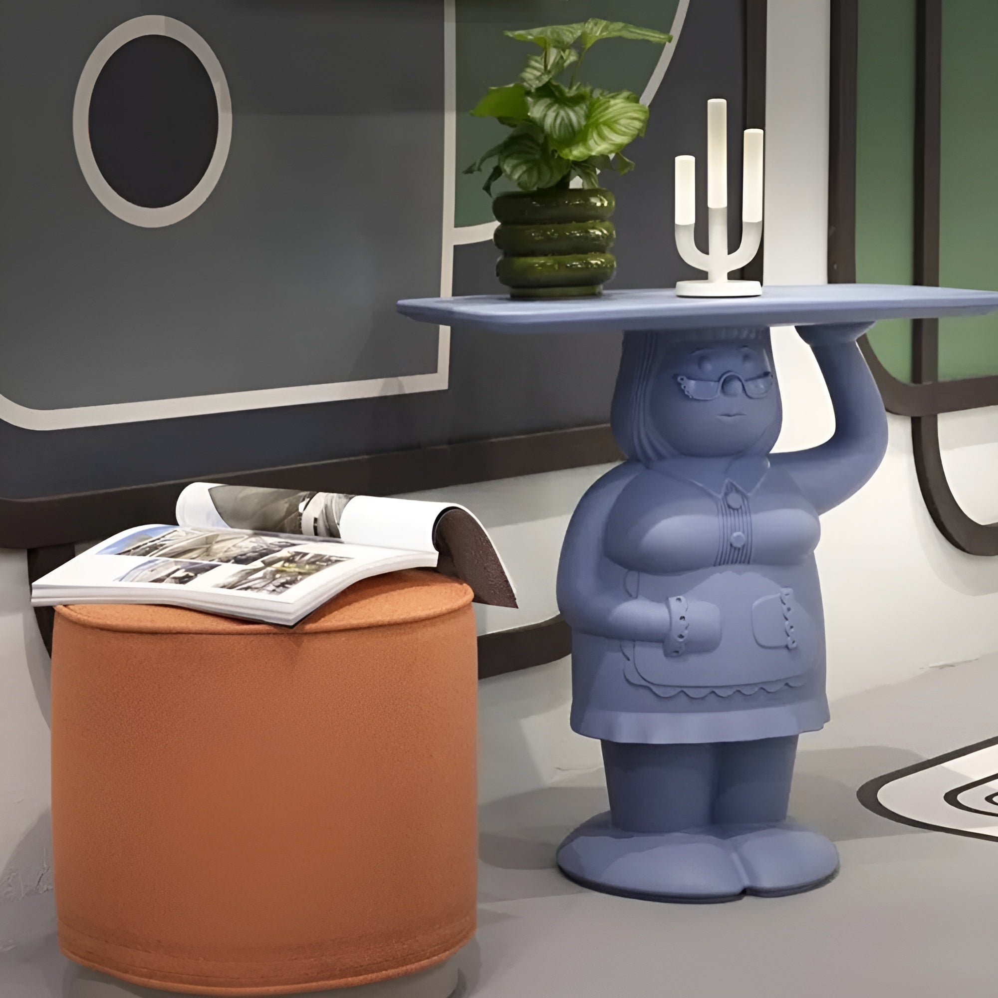 Slide-Together Mavi Sehpa-Sehpa-2-Milagron.com