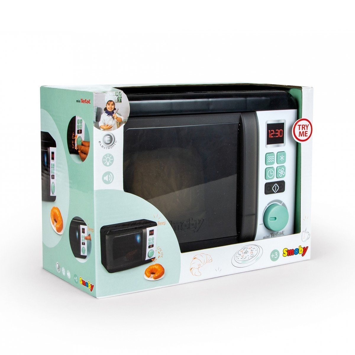 Smoby-7600310598 Smoby Tefal Oyuncak Mikrodalga-Meslek Setleri-1-Milagron.com