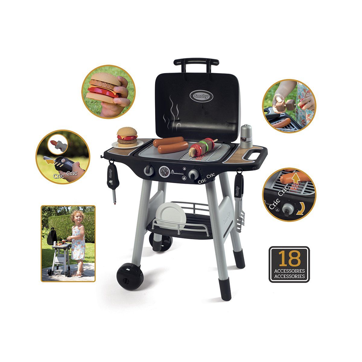 Smoby-Barbekü Izgara Masası Smoby-Oyuncak-2-Milagron.com