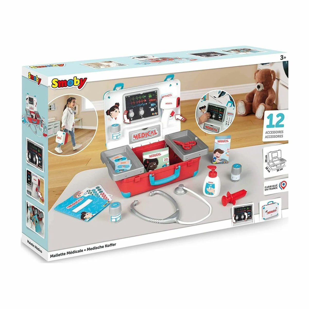 Smoby-Smoby Medikal Doktor çanta Oyun Seti-Meslek Setleri-2-Milagron.com