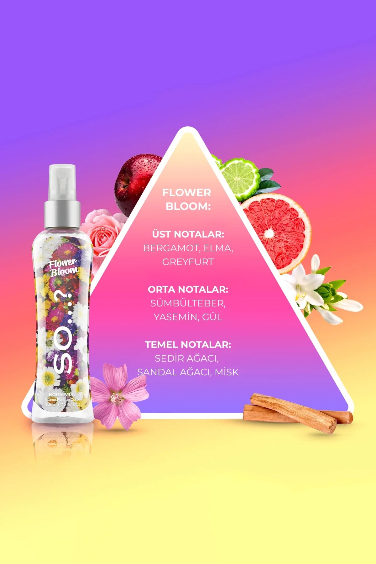So…? Flower Bloom Vücut Spreyi 100 ML