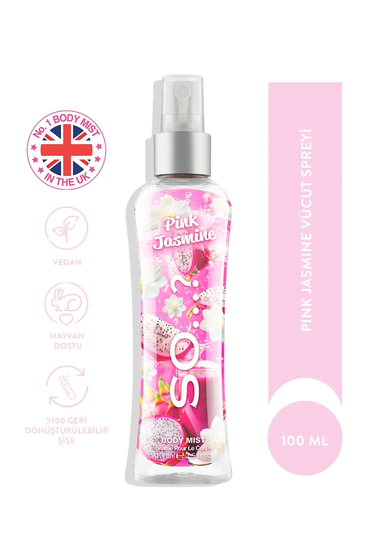 So...? Pink Jasmine Vücut Spreyi 100 ml