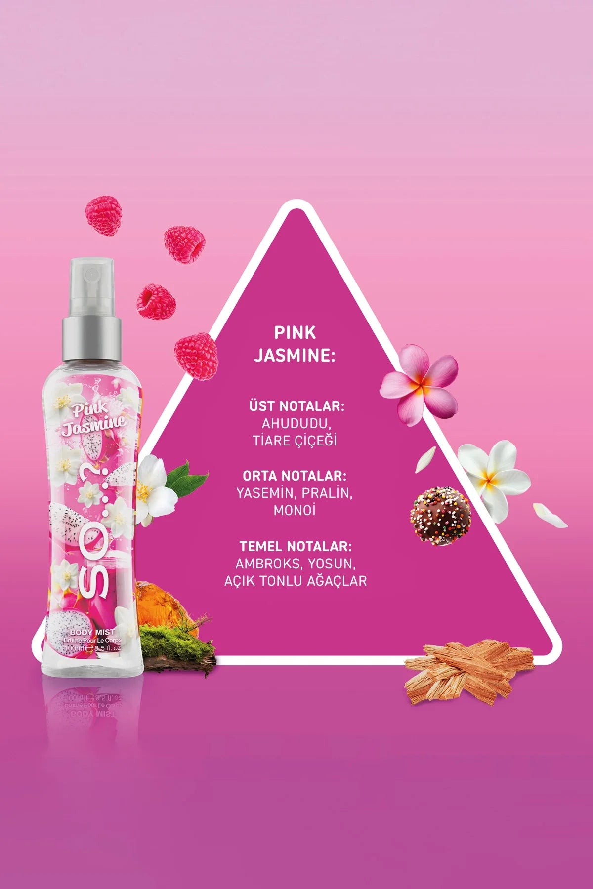 So...? Pink Jasmine Vücut Spreyi 100 ml