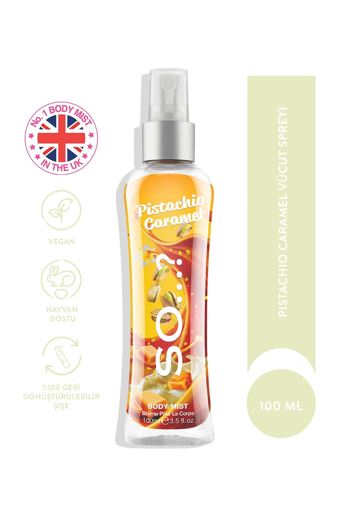 So…? Pistachio Caramel Vücut Spreyi 100ml