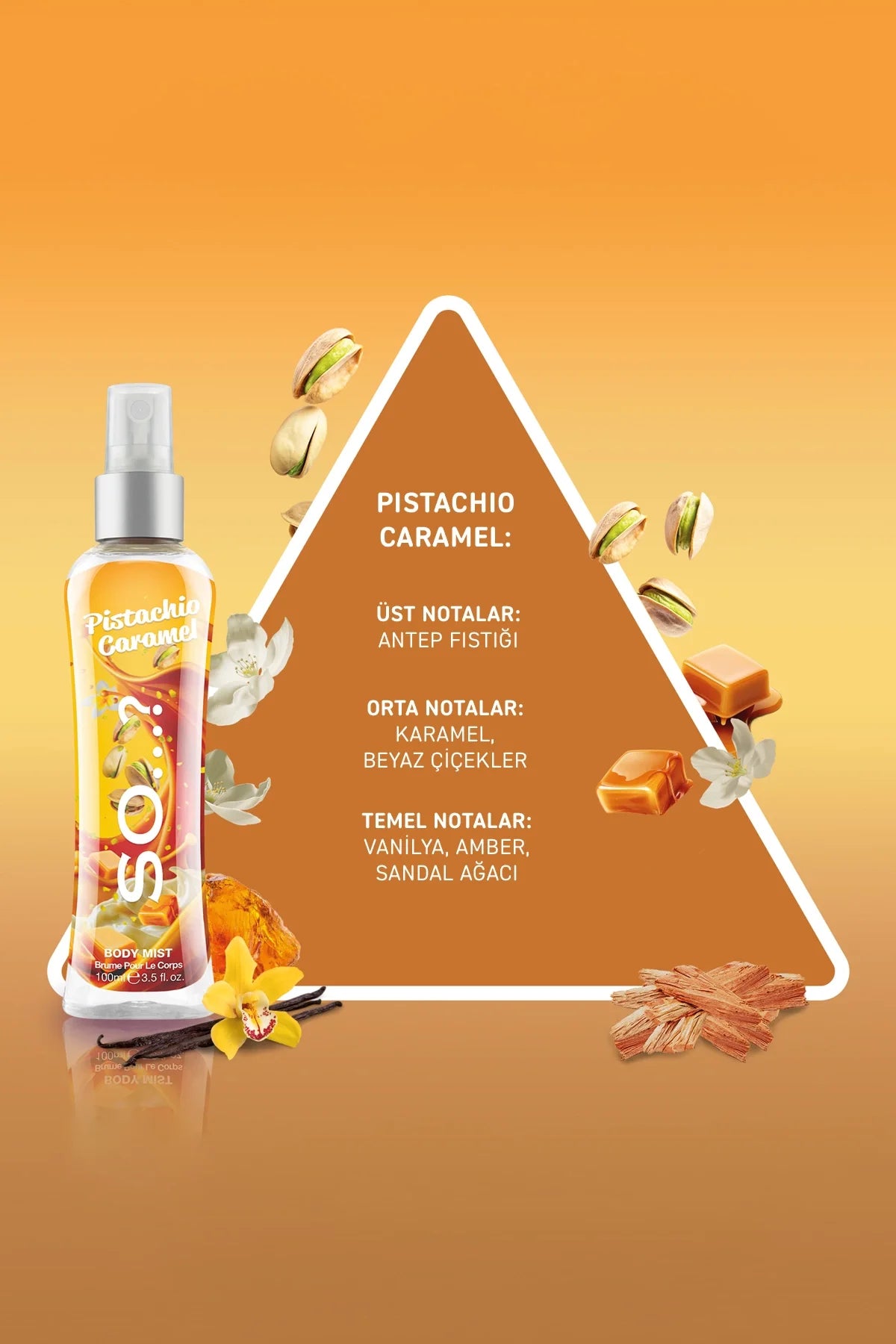 So…? Pistachio Caramel Vücut Spreyi 100ml