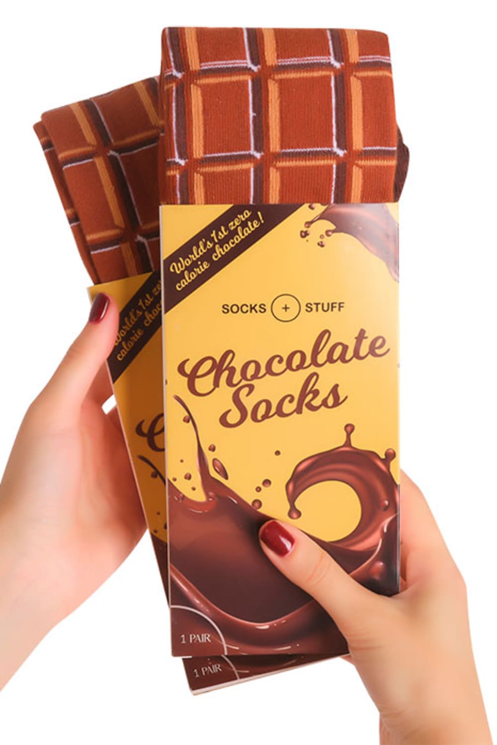 Socks + Stuff-Chocolate Bar Çorap-Çorap-1-Milagron.com