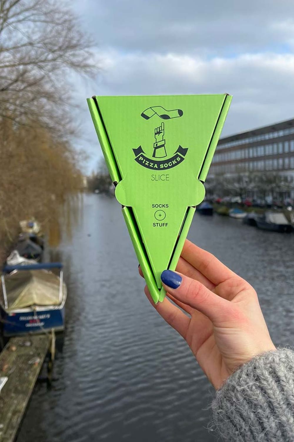 Socks + Stuff-Pepperoni Dilim Pizza Çorap-Çorap-3-Milagron.com