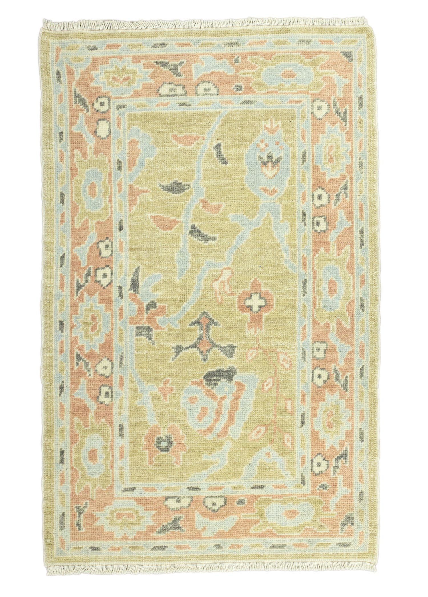 Soho Antiq-Adal El Dokuma Uşak Halısı 94x150 Cm-Halı-1-Milagron.com