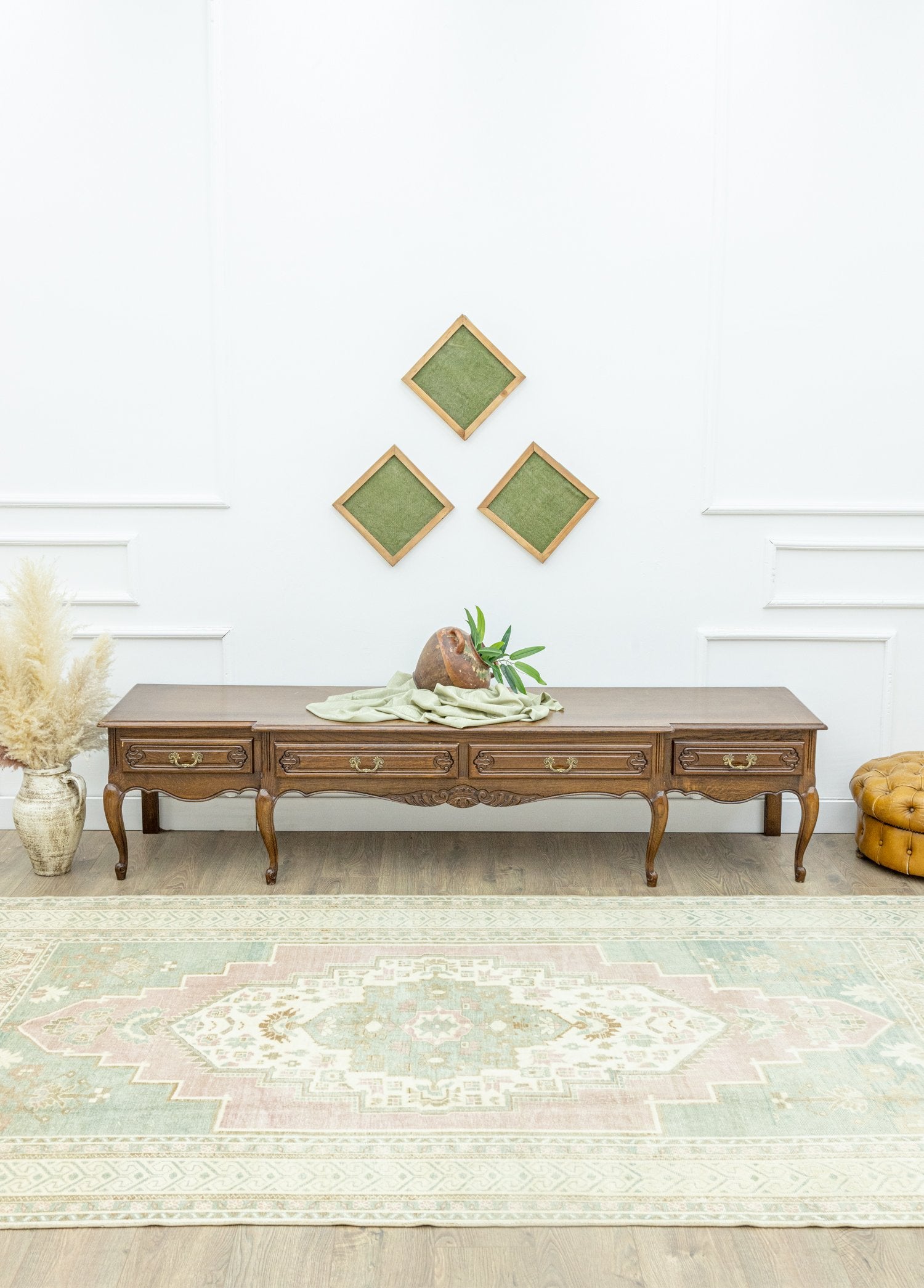 Soho Antiq-Adarok Pastel El Dokuma Taşpınar Halısı 173x320 Cm-Halı-2-Milagron.com