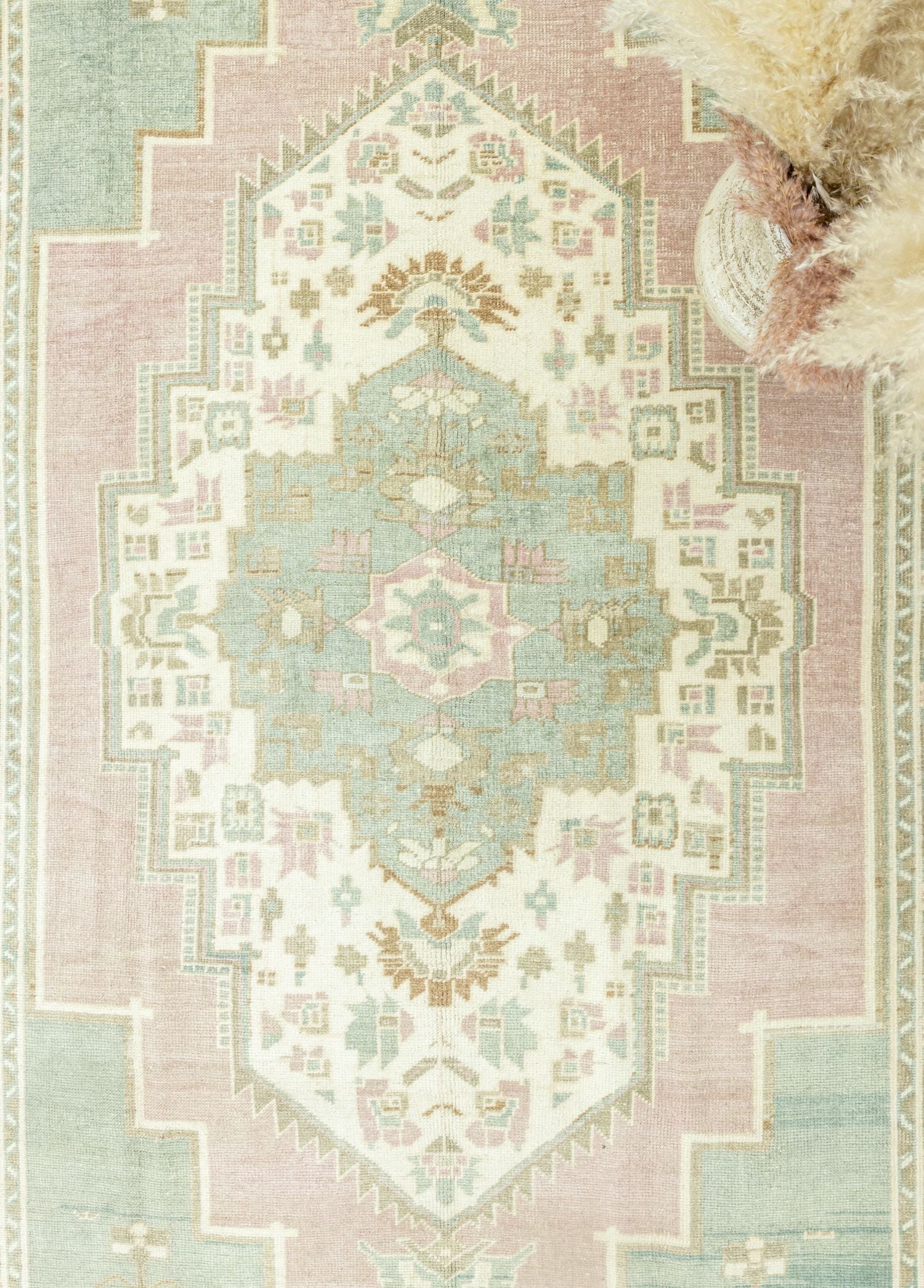 Soho Antiq-Adarok Pastel El Dokuma Taşpınar Halısı 173x320 Cm-Halı-3-Milagron.com