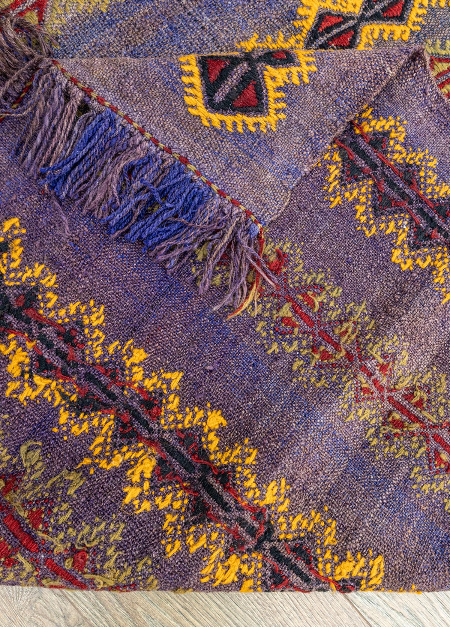 Soho Antiq-Aiden El Dokuma Çift Kanat Yün Cicim Kilim 124x168 Cm-Kilim-7-Milagron.com