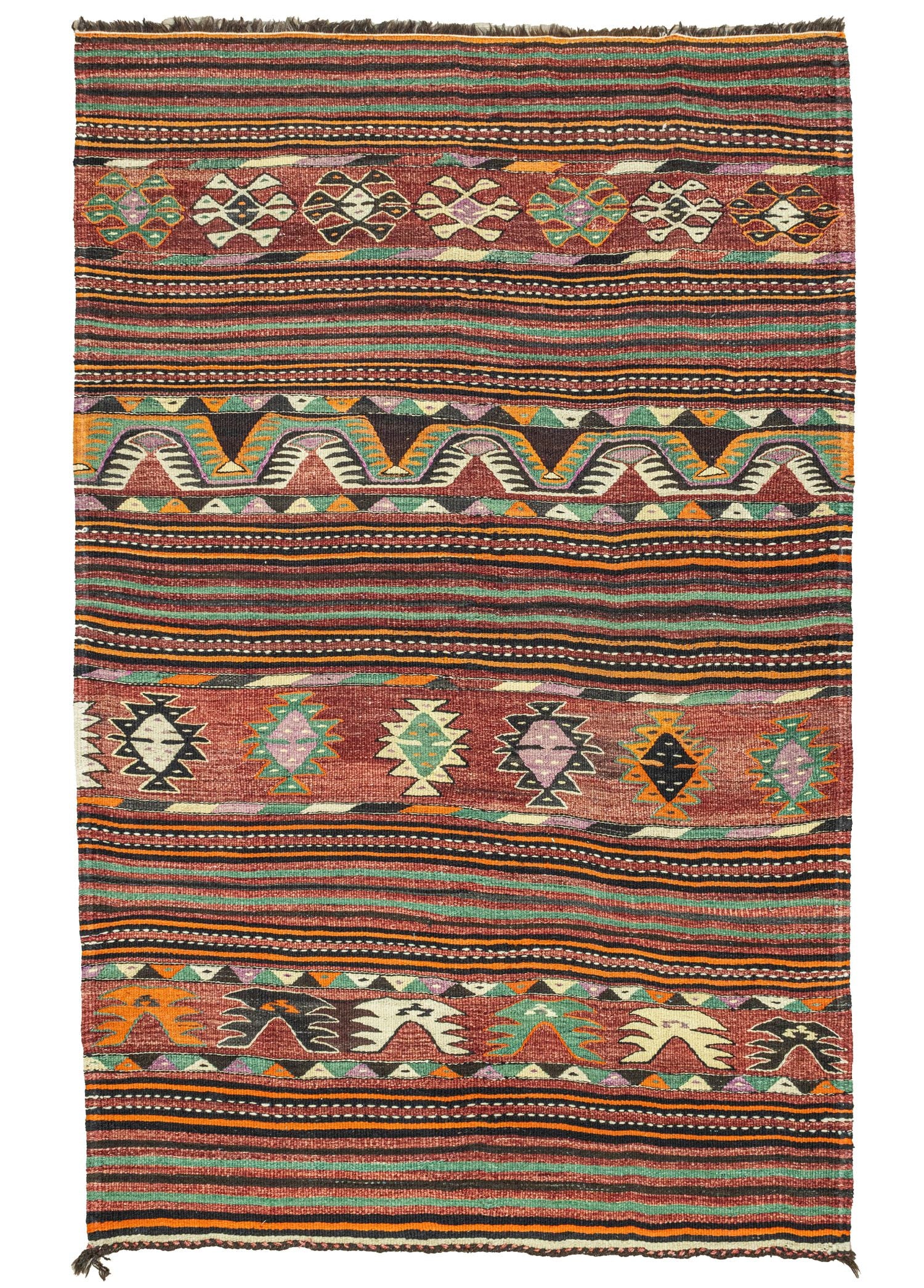 Soho Antiq-Alaz Etnik Desenli El Dokuma Kilim 145x236 Cm-Kilim-1-Milagron.com