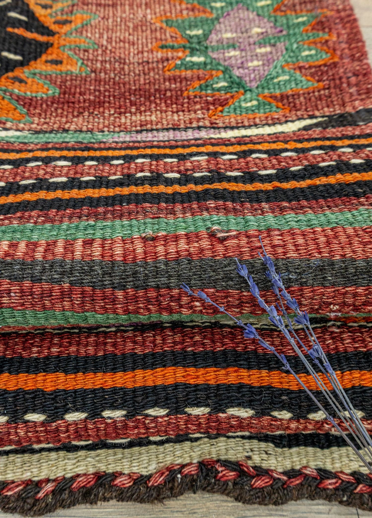 Soho Antiq-Alaz Etnik Desenli El Dokuma Kilim 145x236 Cm-Kilim-4-Milagron.com