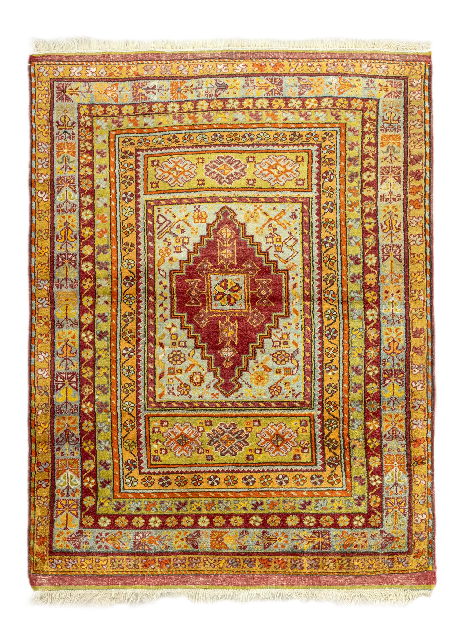 Soho Antiq-Alaz Geometrik Desenli Dazkırı Halı 131x165 Cm-Halı-1-Milagron.com