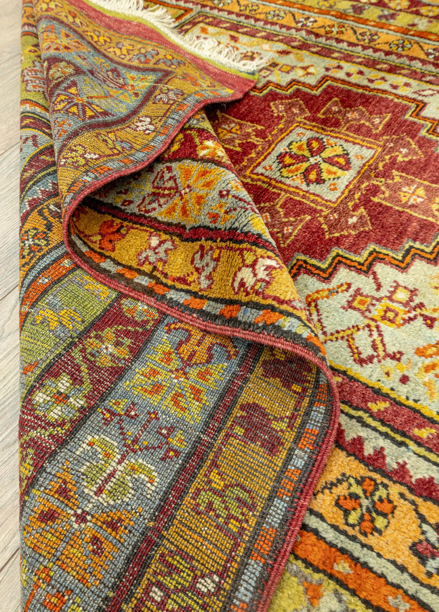 Soho Antiq-Alaz Geometrik Desenli Dazkırı Halı 131x165 Cm-Halı-6-Milagron.com