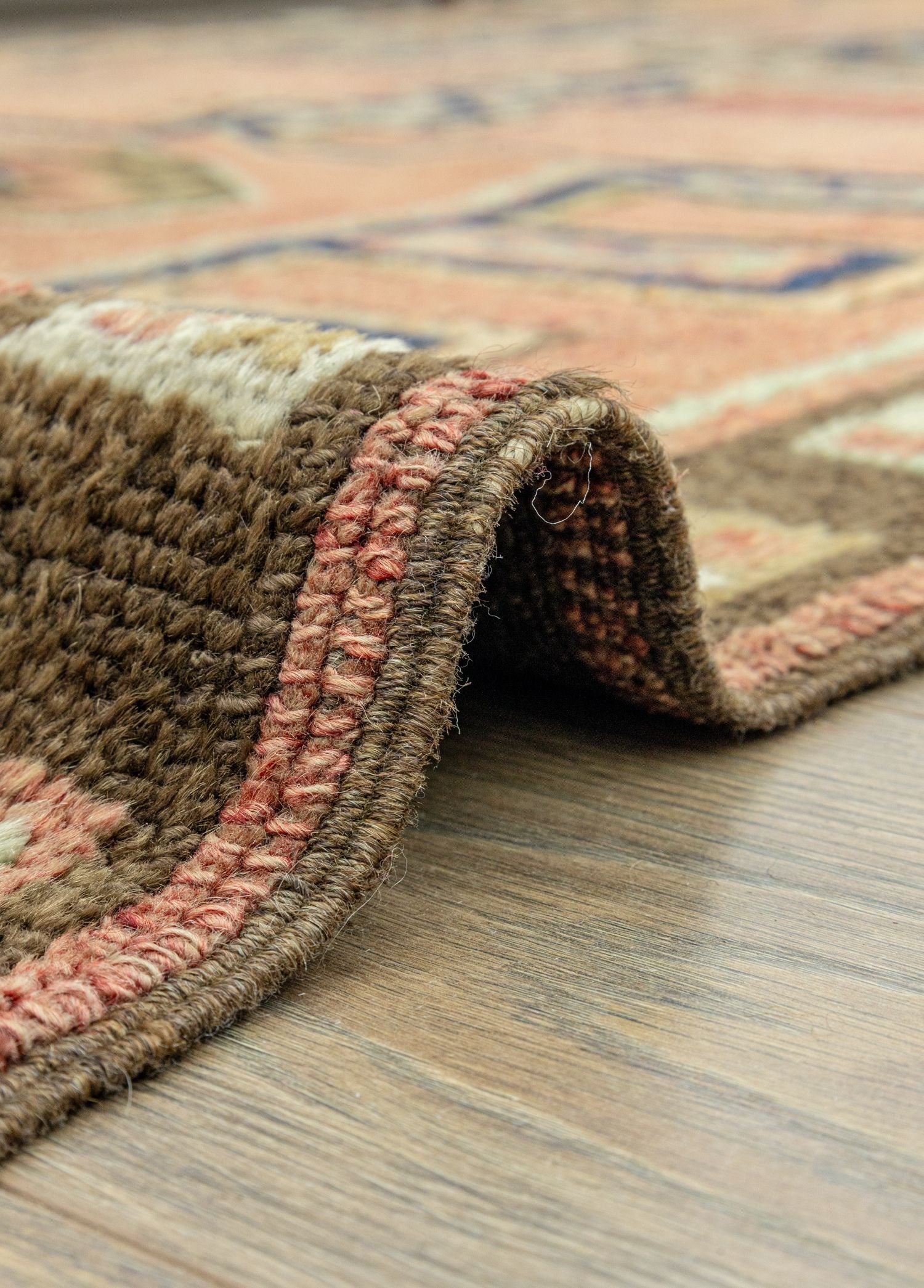 Soho Antiq-Alcea İlkel Desenli Herki Halı Yolluk 150x347 Cm-Halı-5-Milagron.com