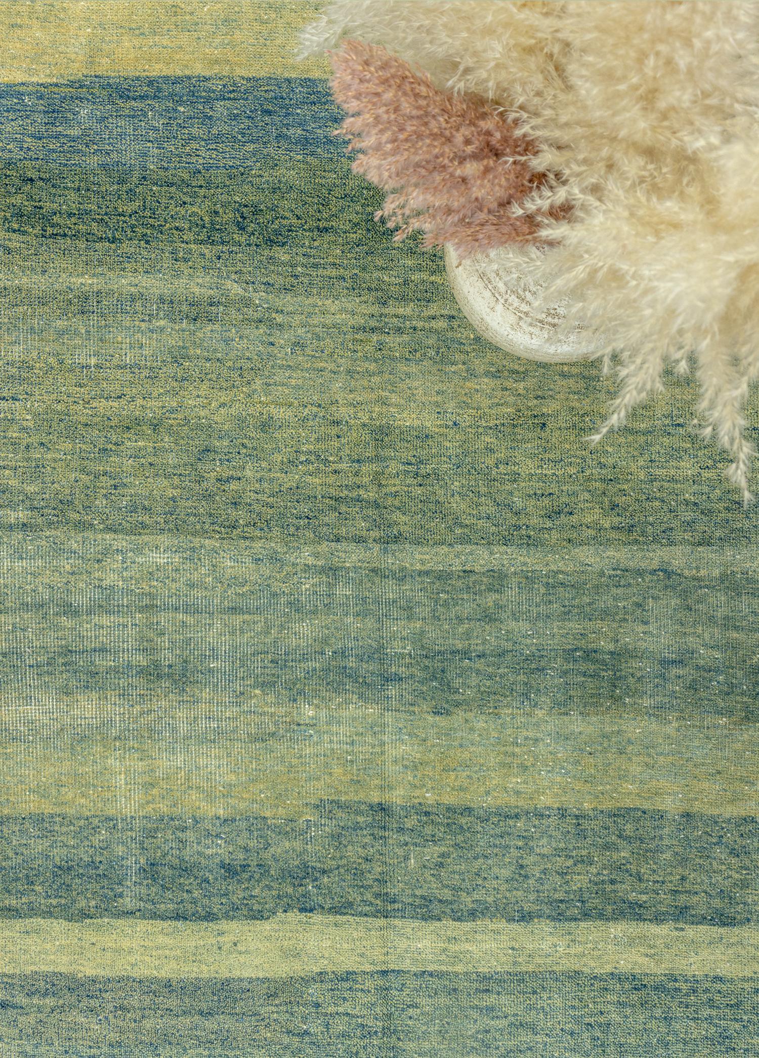 Soho Antiq-Allium El Dokuma Yeşil Azeri Halı 124x187 Cm-Halı-3-Milagron.com