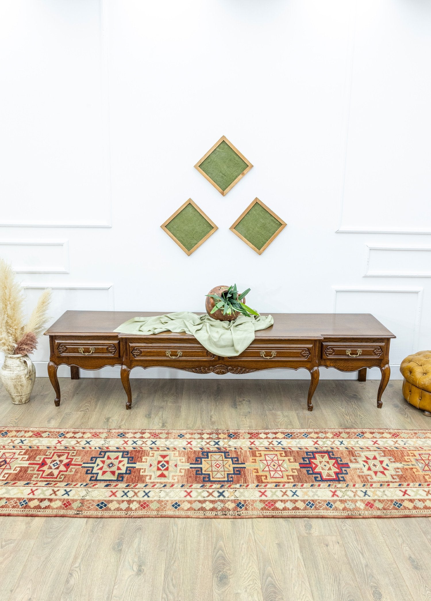 Soho Antiq-Aref Renkli El Dokuma Herki Yolluk 82x361 Cm-Halı-2-Milagron.com