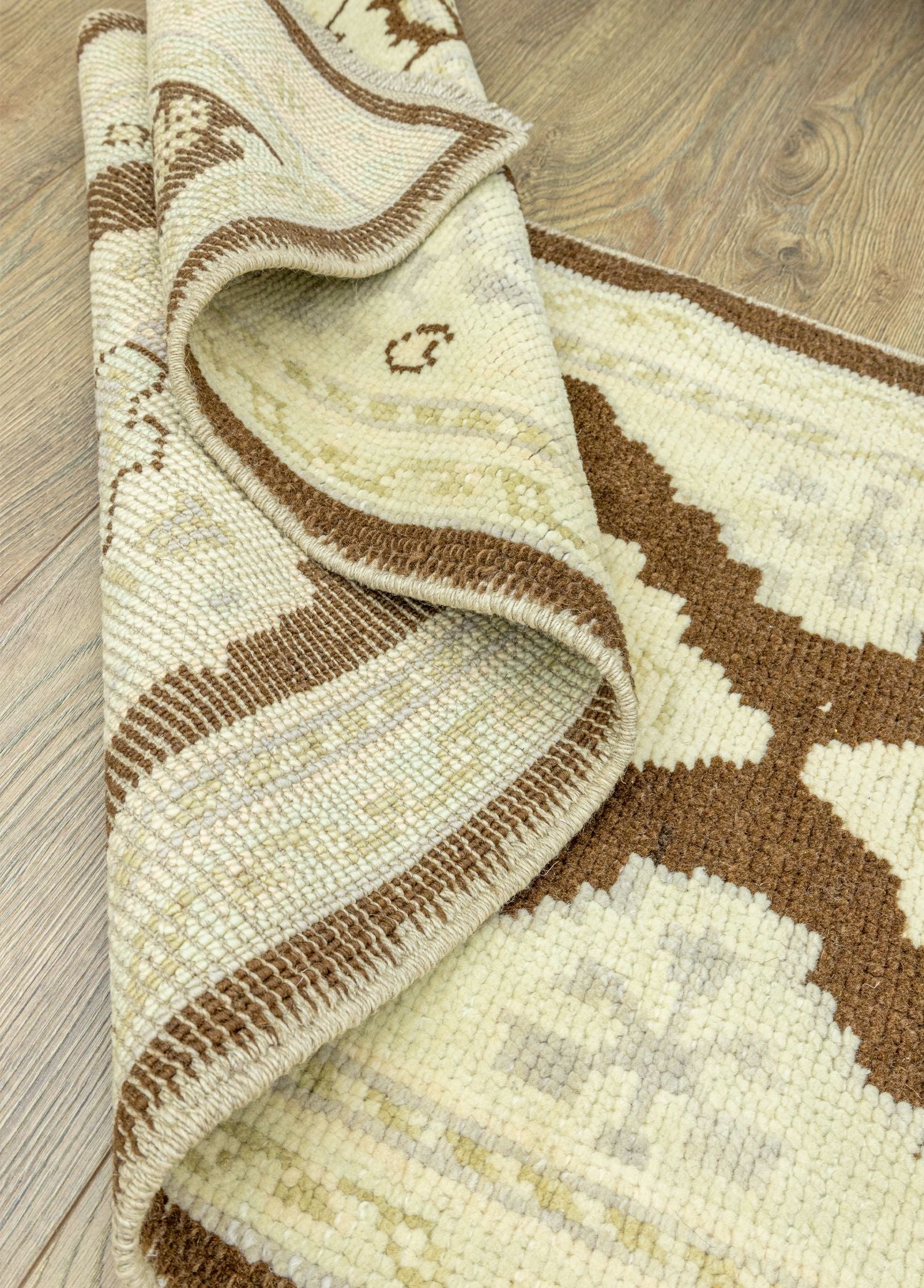 Soho Antiq-Arel İlkel Tasarımlı Yün Yolluk 64x211 Cm-Halı-6-Milagron.com